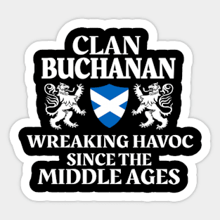 Buchanan Scottish Family Clan Last Sticker